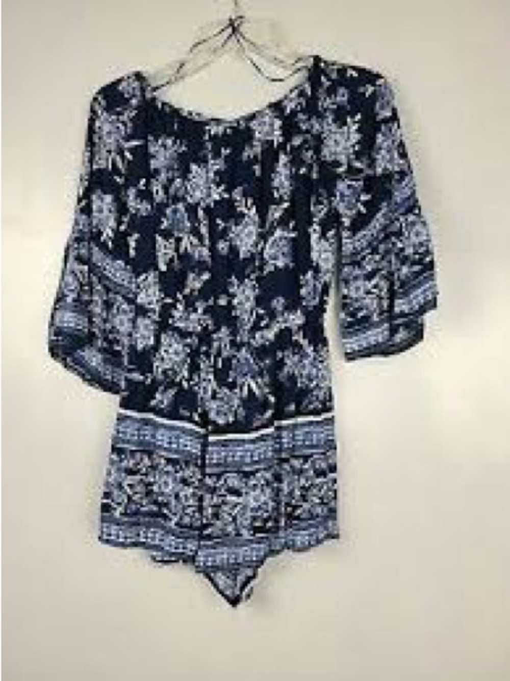 Angie Floral Romper. New with tags.
Size: S. Asking: $35.
